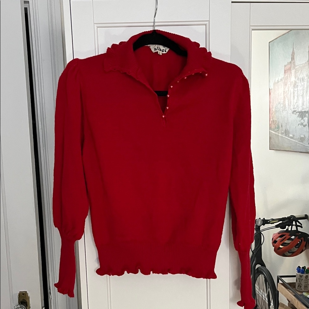 Vintage Albee’s red sweater